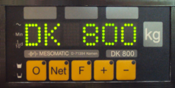 Waage Mesomatic DK 800
