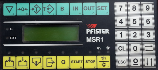 Pfister MSR1 Waage
